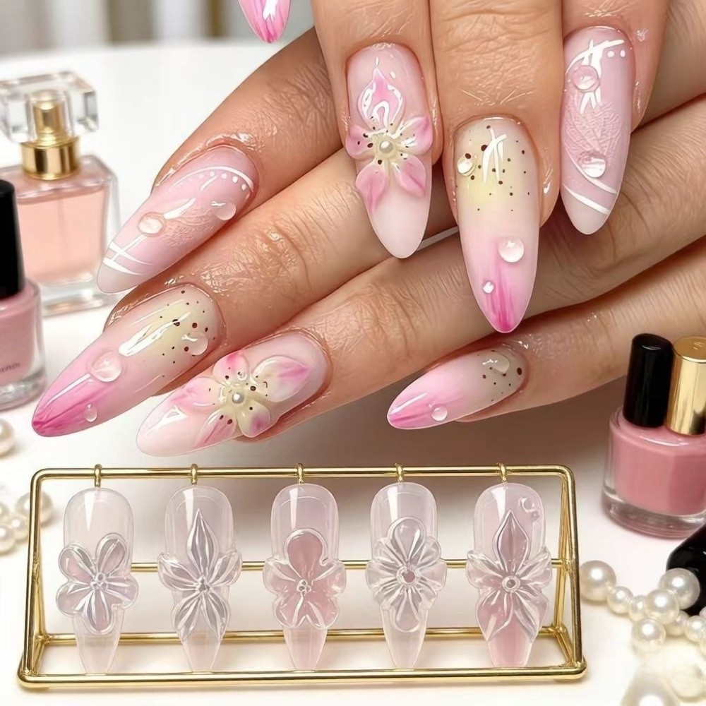 3D Printing Templates Free - Lily Petals 3D Flower Nail Mold