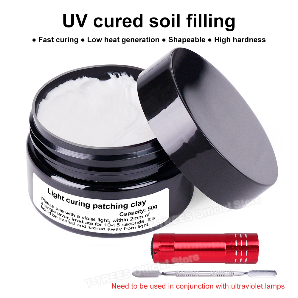 3D Printing Clay - 3D Printer UV Cured Soil Filling