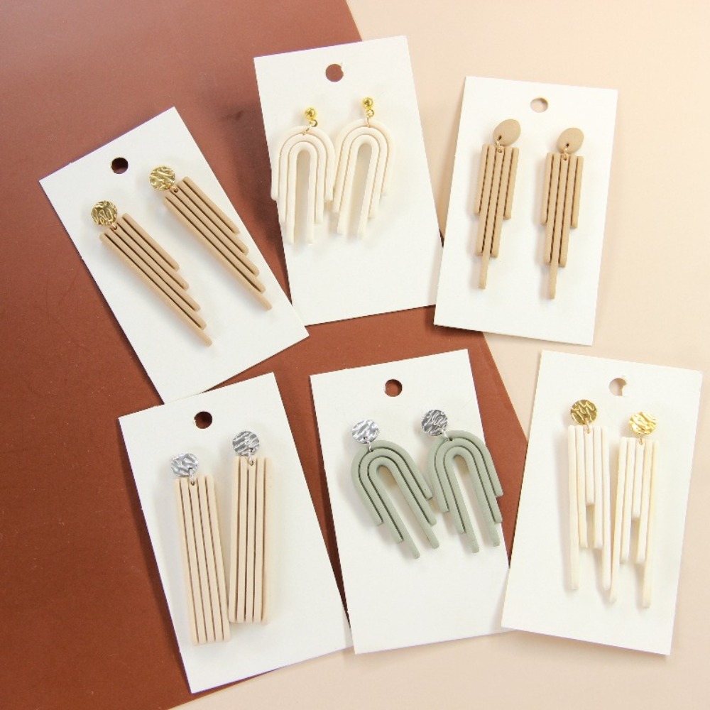 3D Printing Clay - 4Pcs Geometric Tassel Polymer Clay Cutters