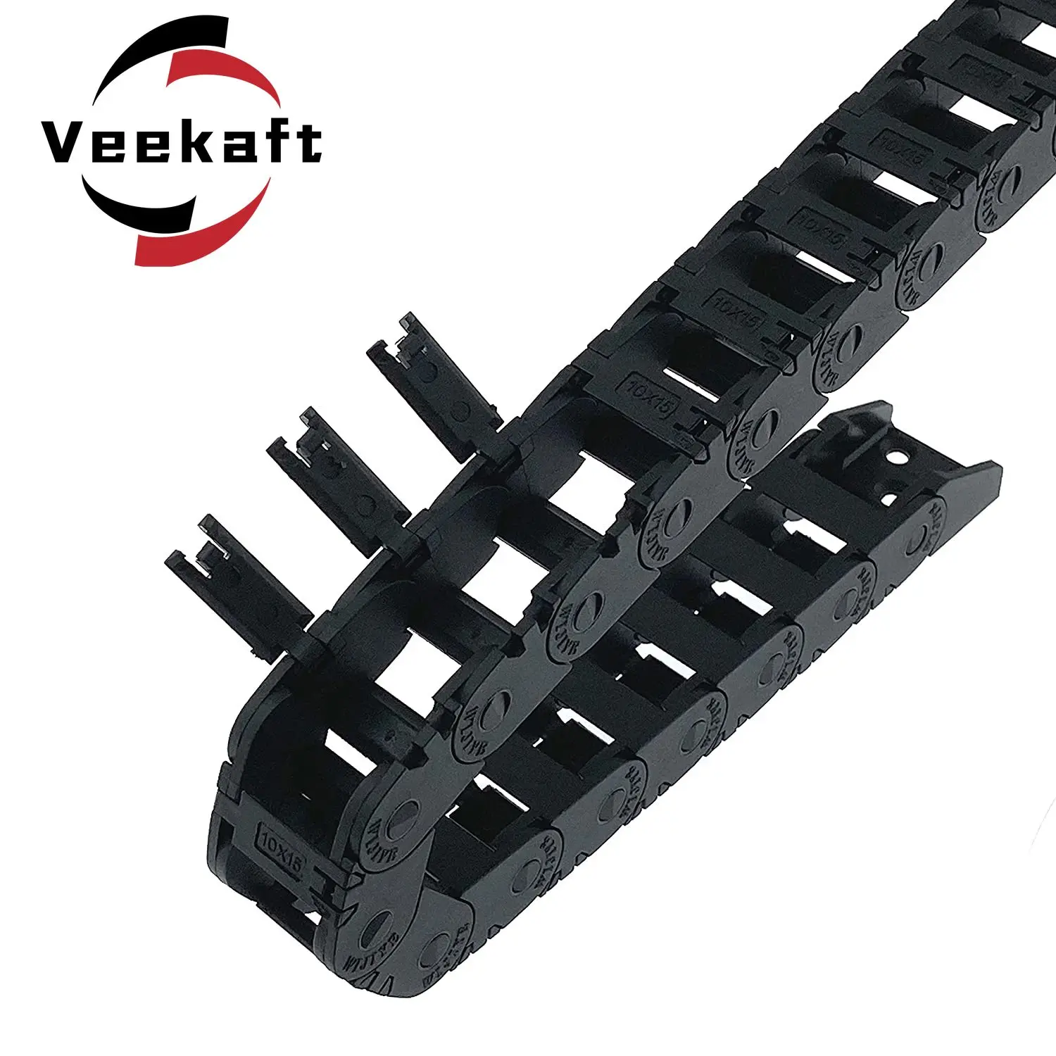 3D Printer Cable Chain - open Drag Chain bridge type 7x7