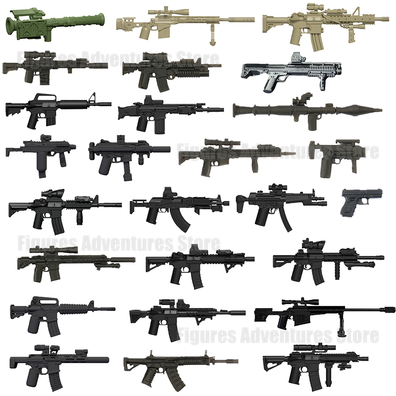 3D Printing Lego Bricks - Military Figure Equipment Building Blocks Soldier
