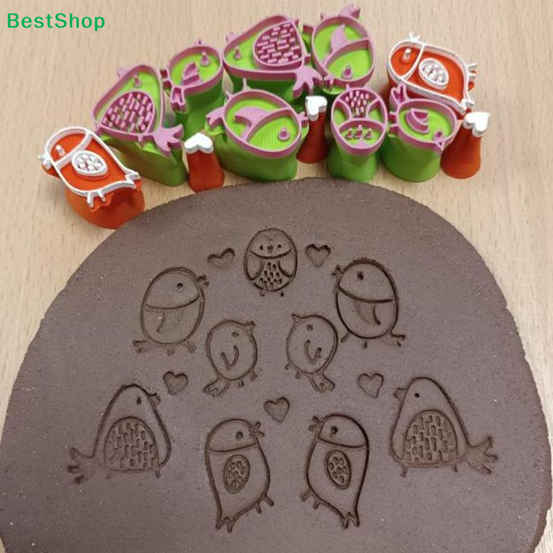 3D Printing Clay - 〔Liy〕3D Printed Bird Clay Stamps, Reusable