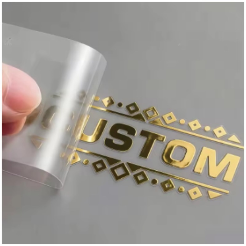 Custom 3D Gold Transfer Sticke - 3D Printing Logo บทวิจารณ์และราคา