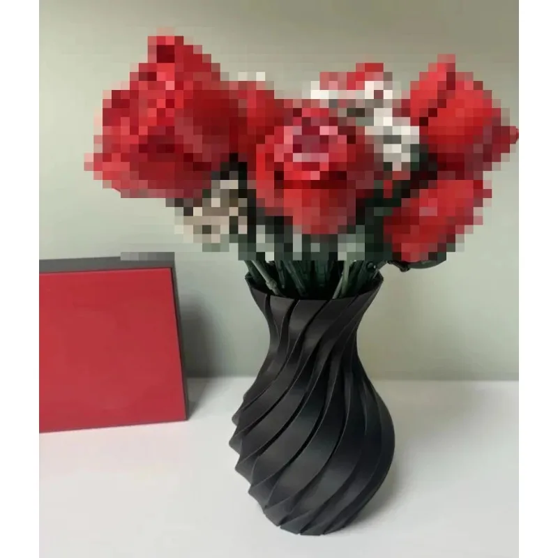 1pc Vase for Lego Bouquet Rose - 3D Printing Lego Bricks บทวิจารณ์และราคา
