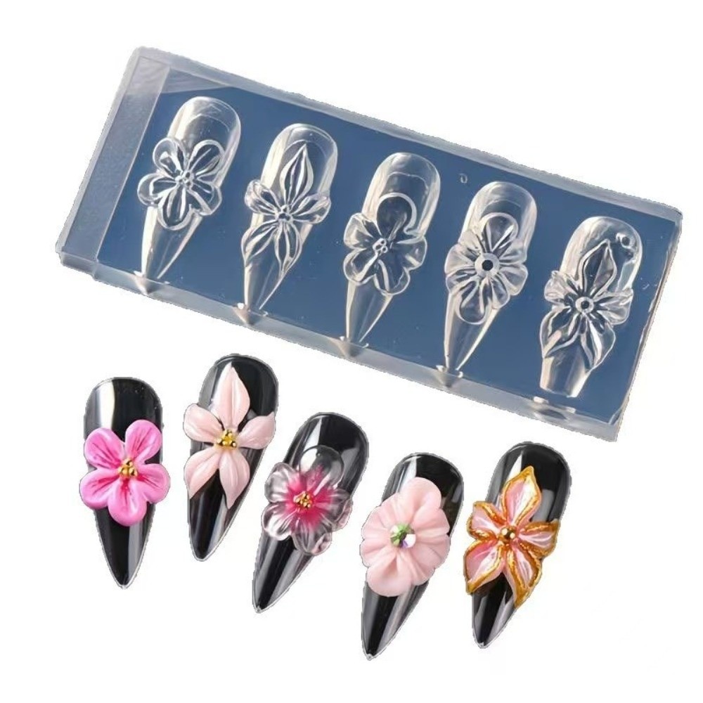 Lily Petals 3D Flower Nail Mol - 3D Printing Templates Free บทวิจารณ์และราคา