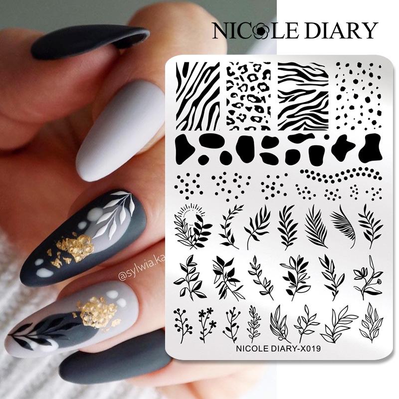 NICOLE DIARY Leaves Flower Nai - 3D Printing Templates Free บทวิจารณ์และราคา
