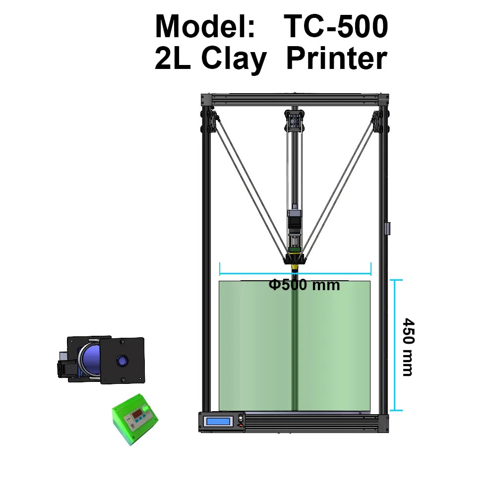 Clay 3D printer, Large pottery - 3D Printing Clay บทวิจารณ์และราคา