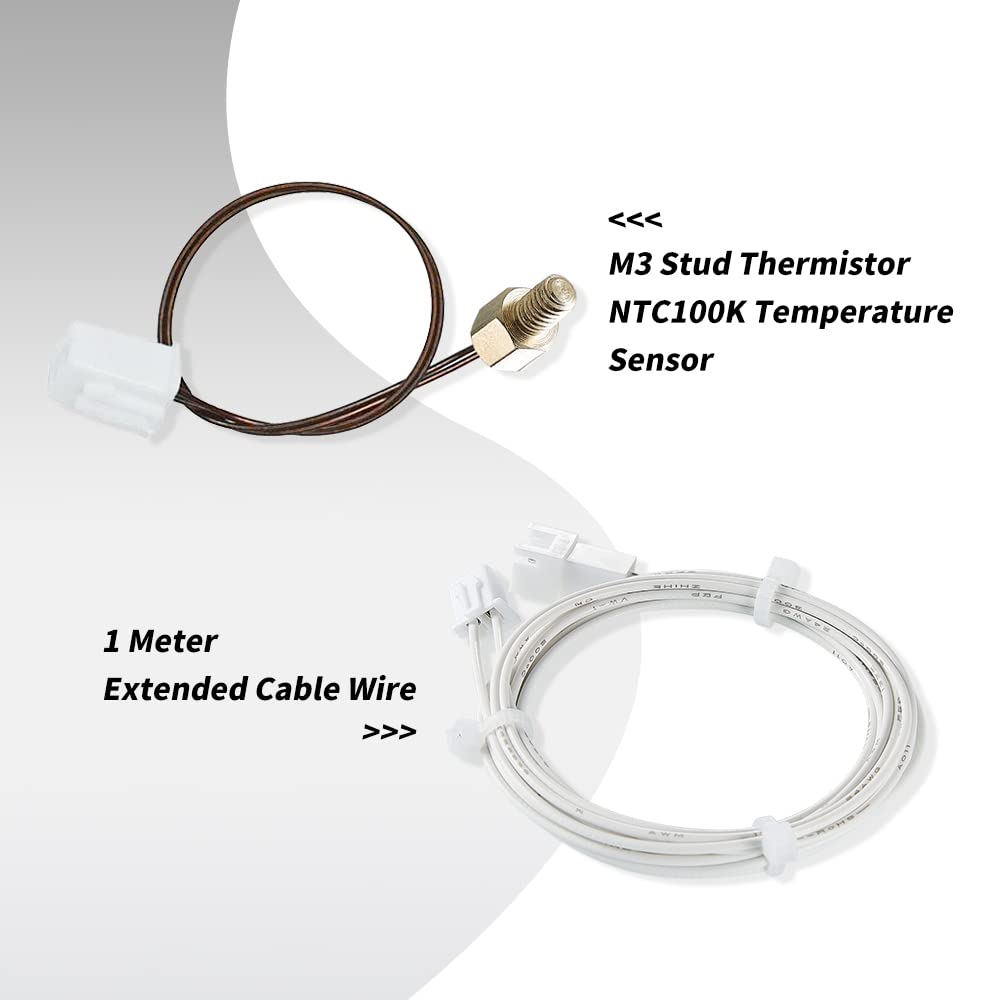 100k NTC 3950 M3 Stud Thermist - 3D Printer Cable Chain บทวิจารณ์และราคา