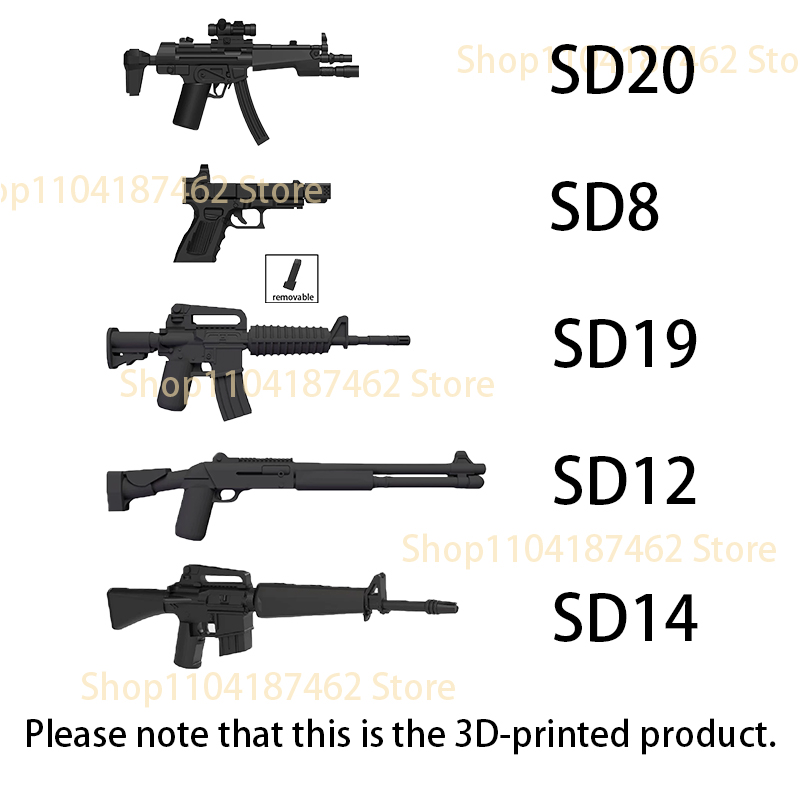 Military Soldiers Figure Equip - 3D Printing Lego Bricks บทวิจารณ์และราคา