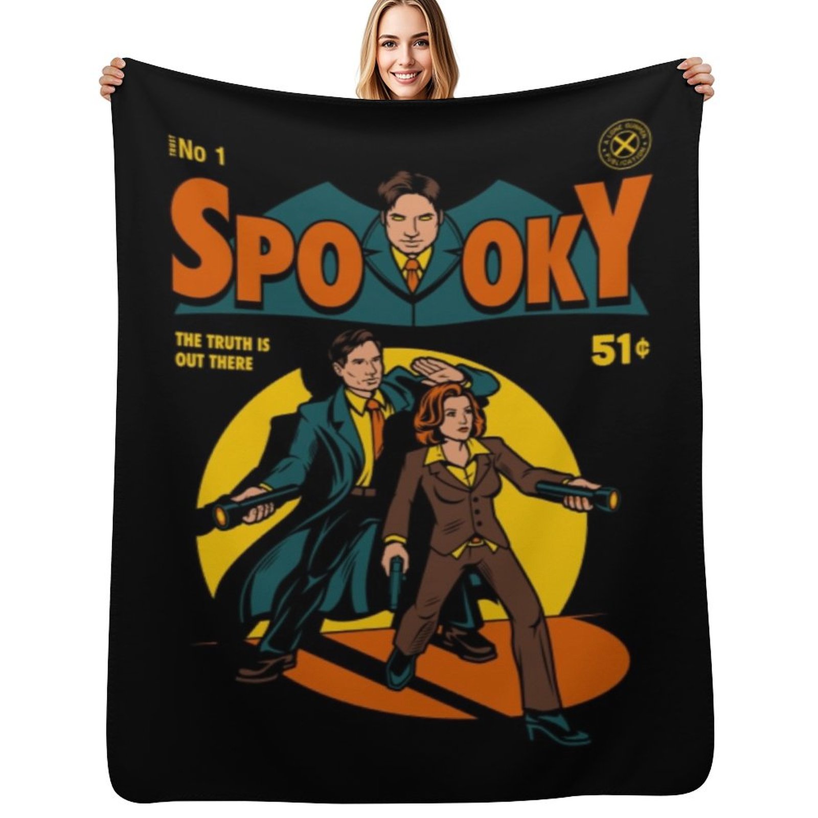 X Files, Spooky Comic Throw Bl - 3D Printing File Free บทวิจารณ์และราคา