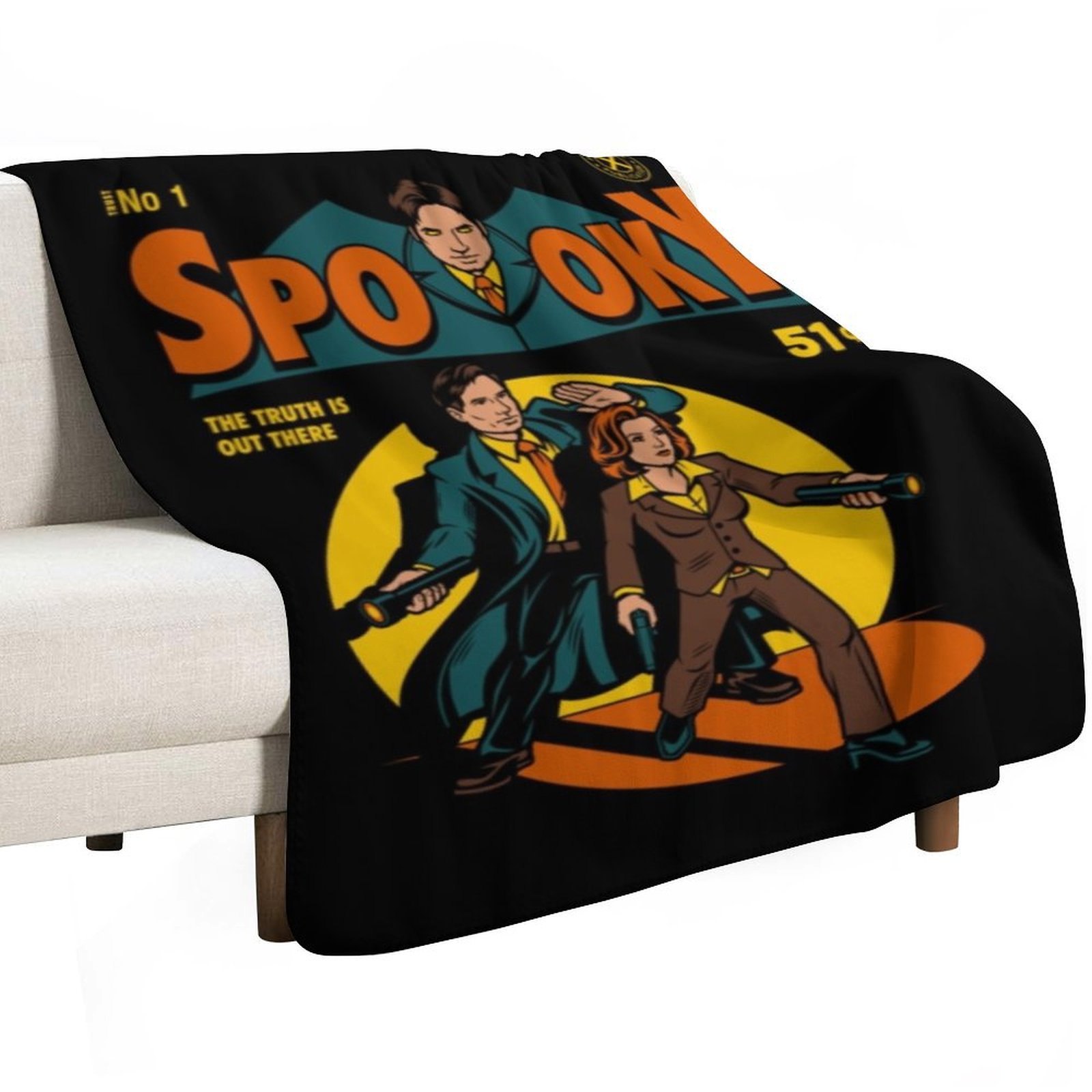 X Files, Spooky Comic Throw Bl - 3D Printing File Free บทวิจารณ์และราคา