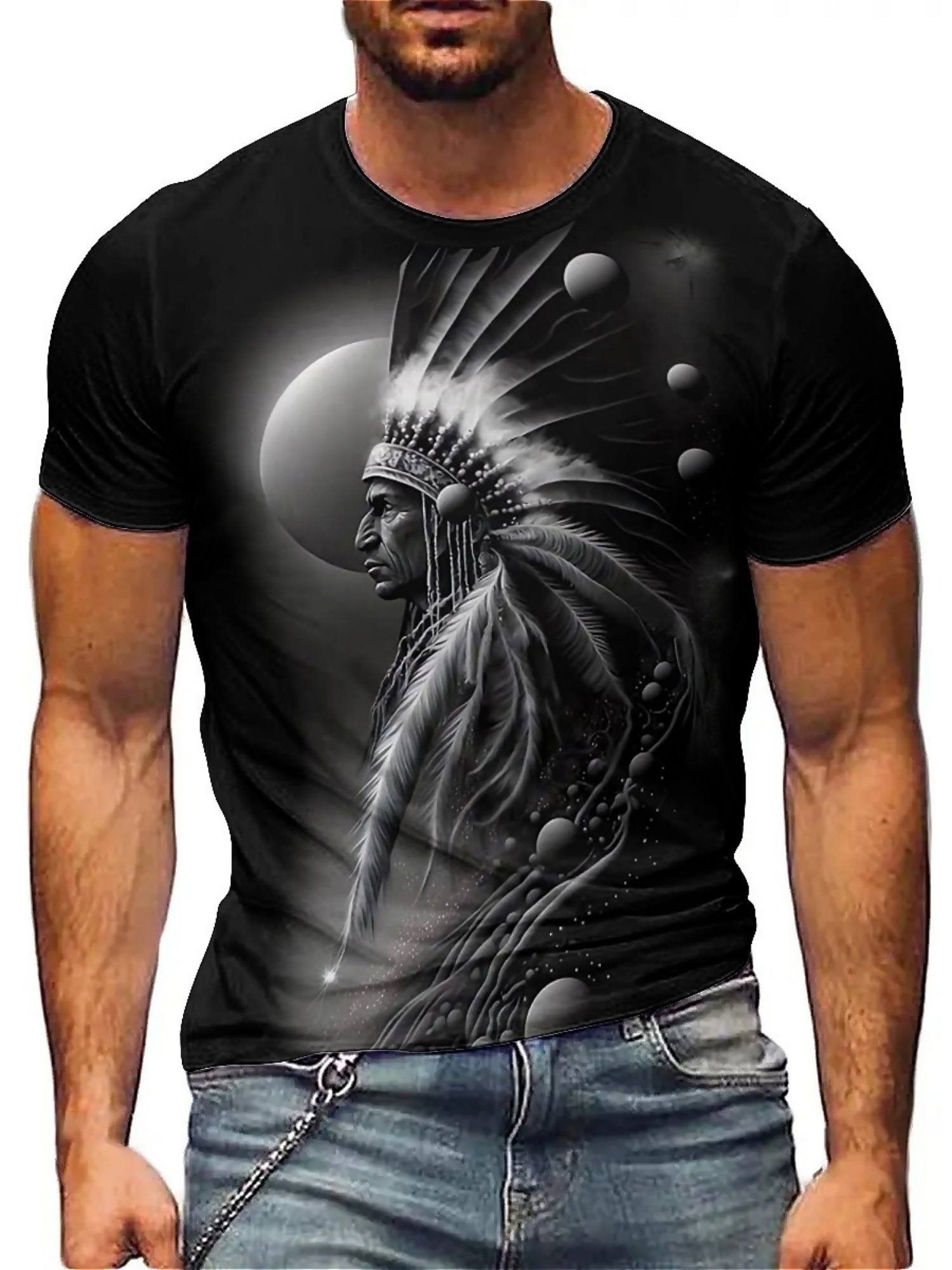 Men's 3D Printed Tribal Chieft - 3D Printing Designing บทวิจารณ์และราคา
