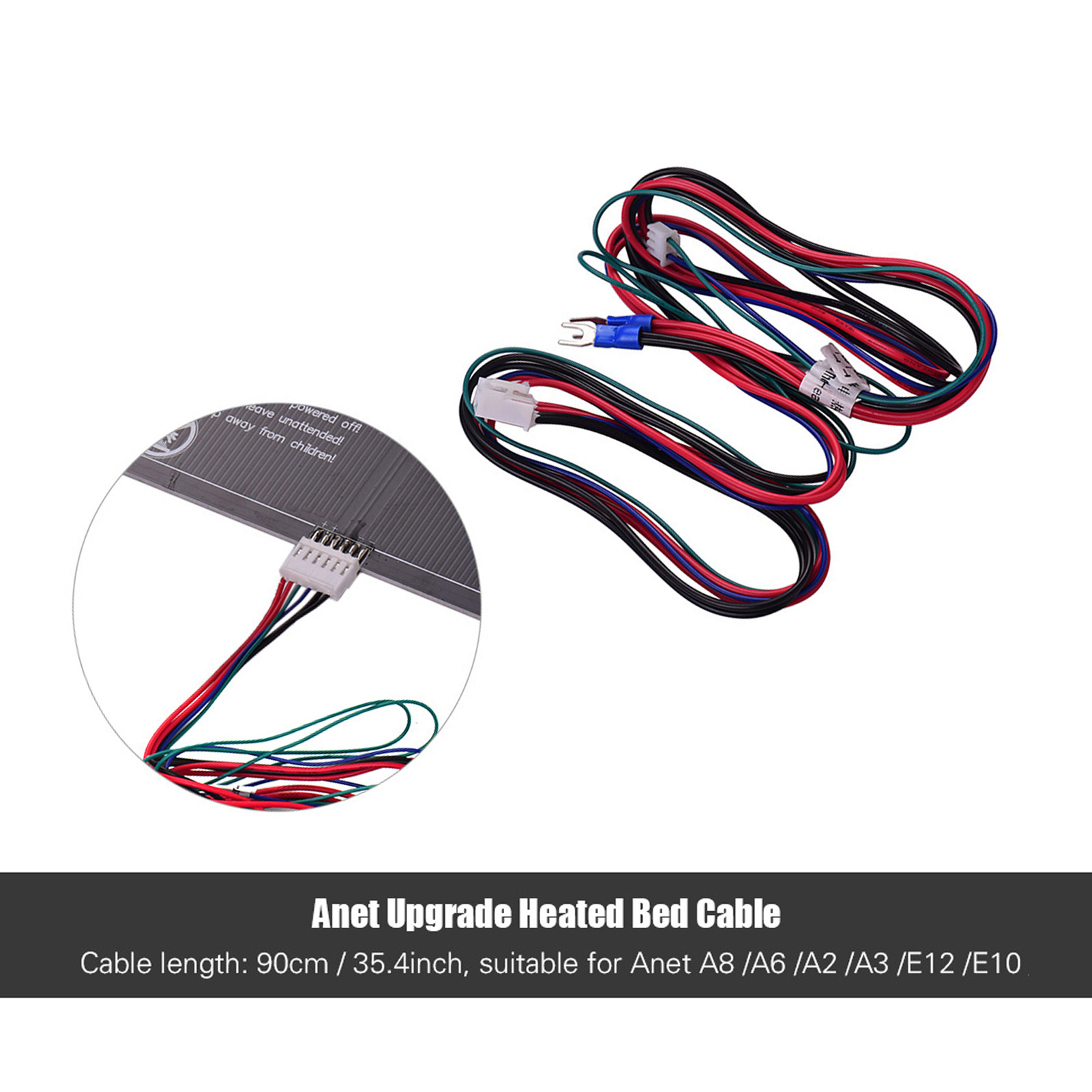 Anet 18AWG Upgrade Heated Bed  - 3D Printer Cable Chain บทวิจารณ์และราคา