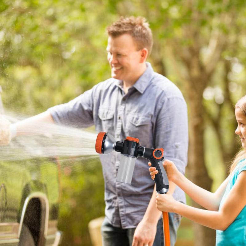 Garden Hose Spray Nozzle 8 Spr - Nozzle Cleaning Kit บทวิจารณ์และราคา