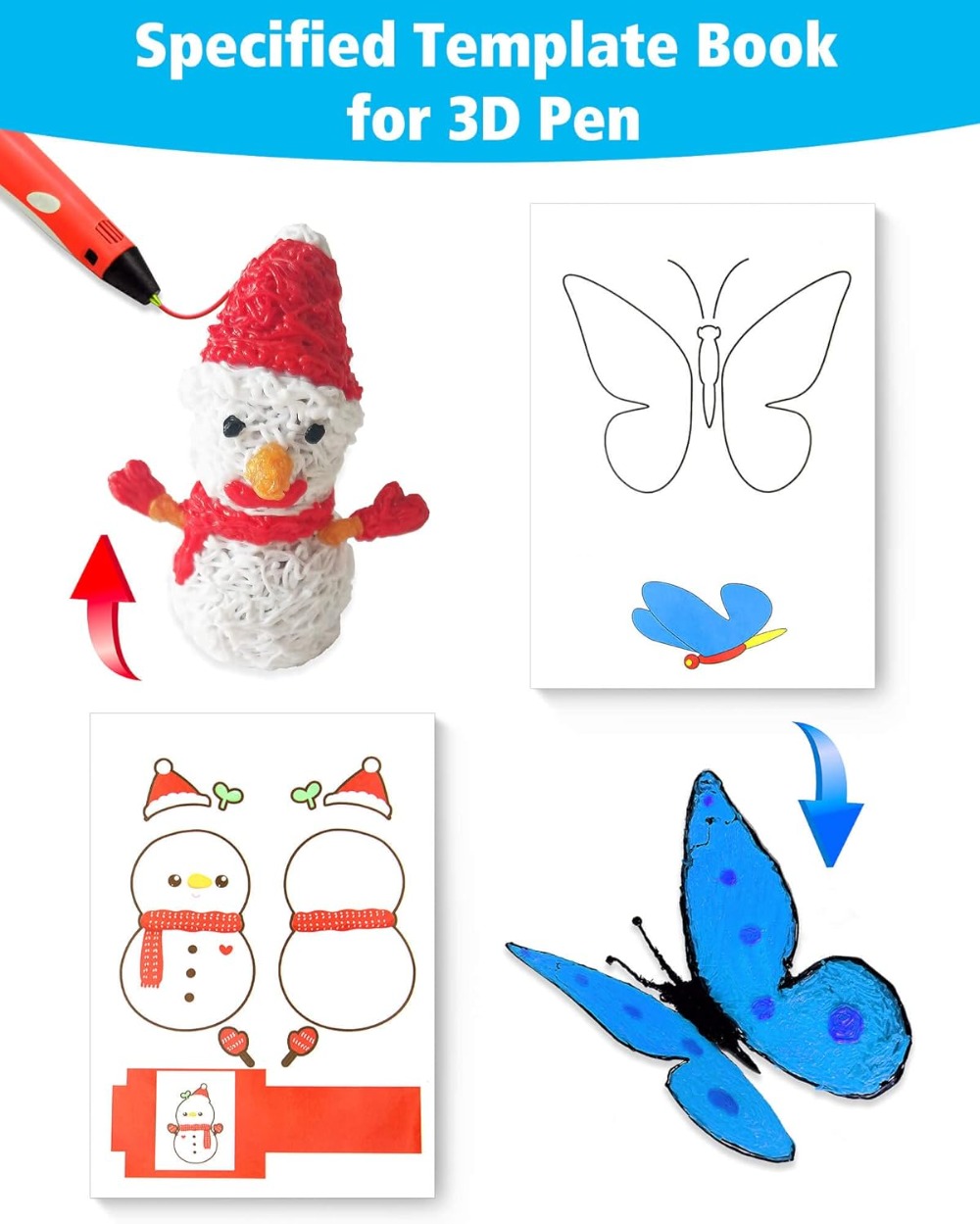 3D Pen Printing Drawing Book,  - 3D Printing Templates Free บทวิจารณ์และราคา