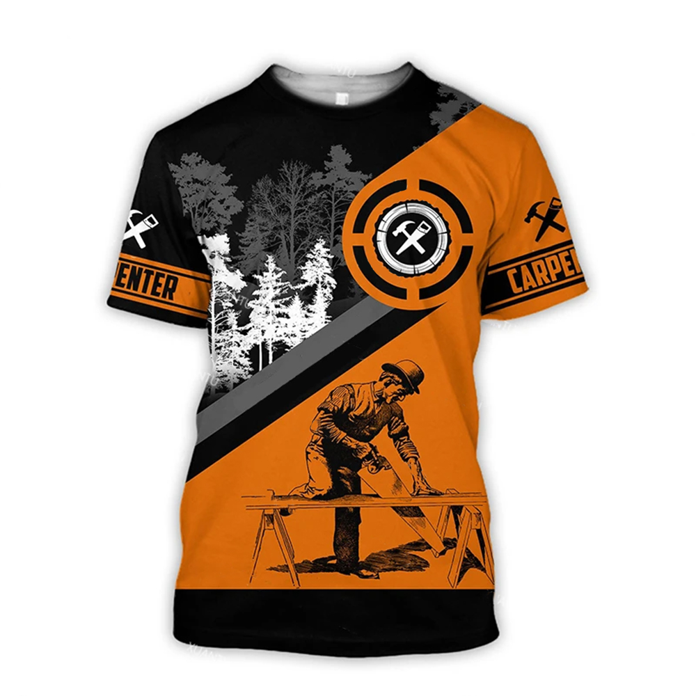 Carpenter 3d Printed Men's T-S - 3D Printing Engineer บทวิจารณ์และราคา