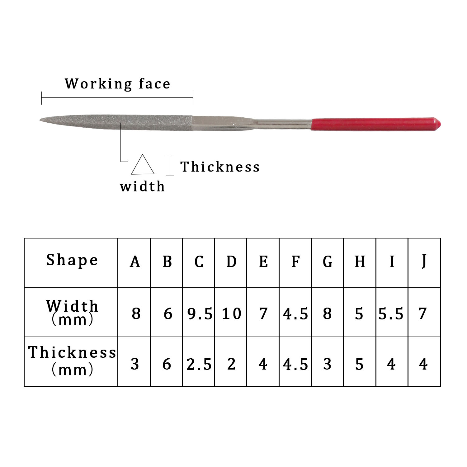 10Pcs Diamond Needle File Set  - 3D Printing File Free บทวิจารณ์และราคา