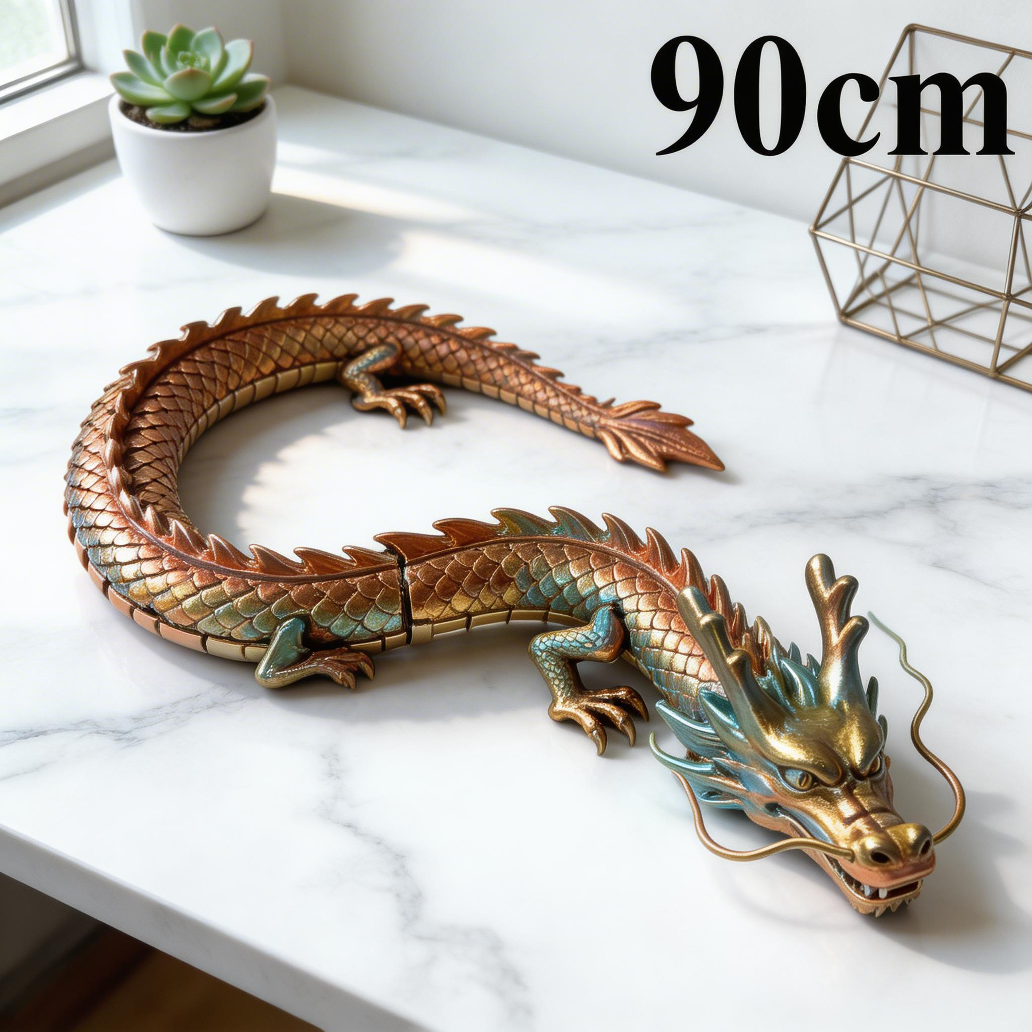 90cm 3D Printed Chinese Loong  - 3D Printing Clay บทวิจารณ์และราคา