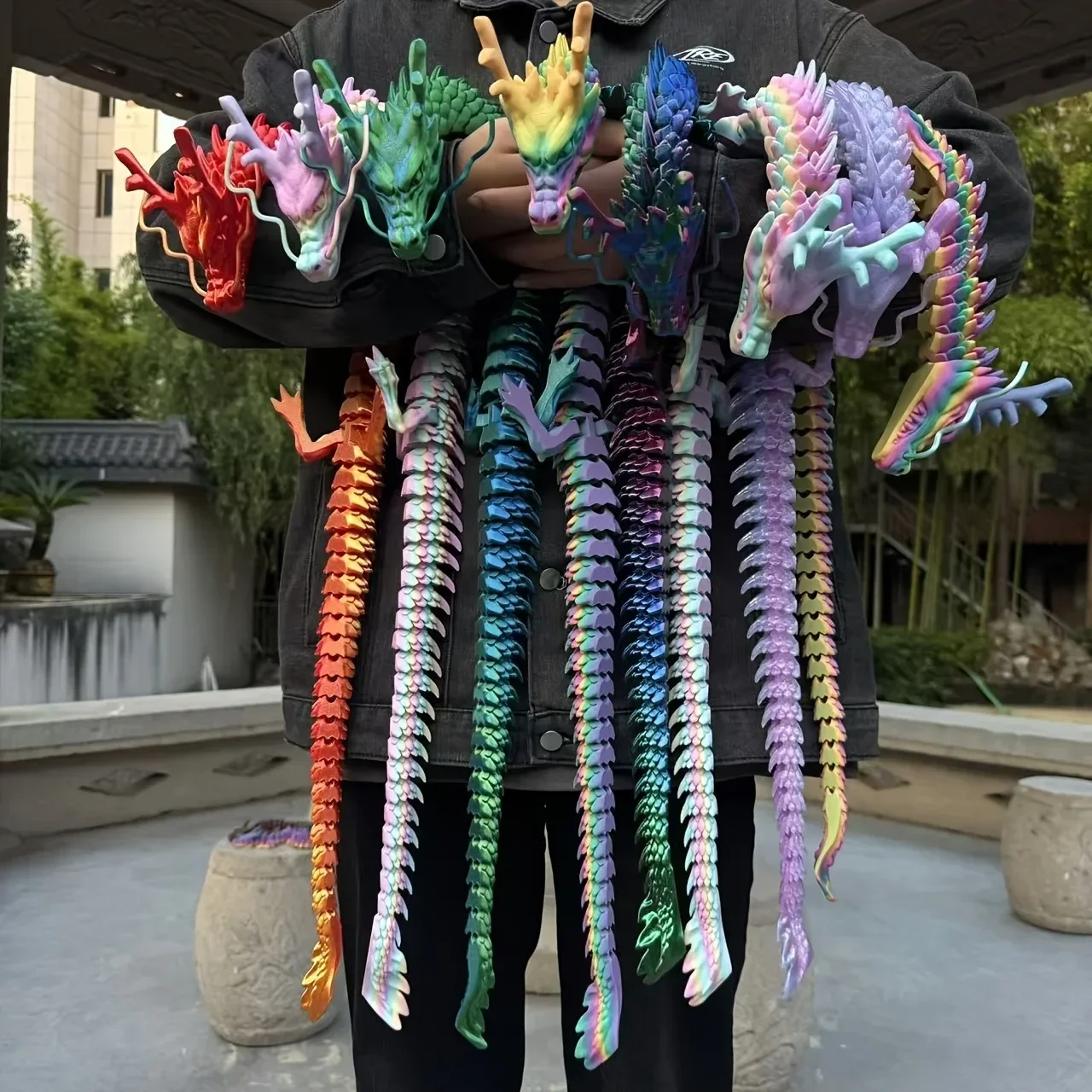 90cm 3D Printed Chinese Loong  - 3D Printing Clay บทวิจารณ์และราคา