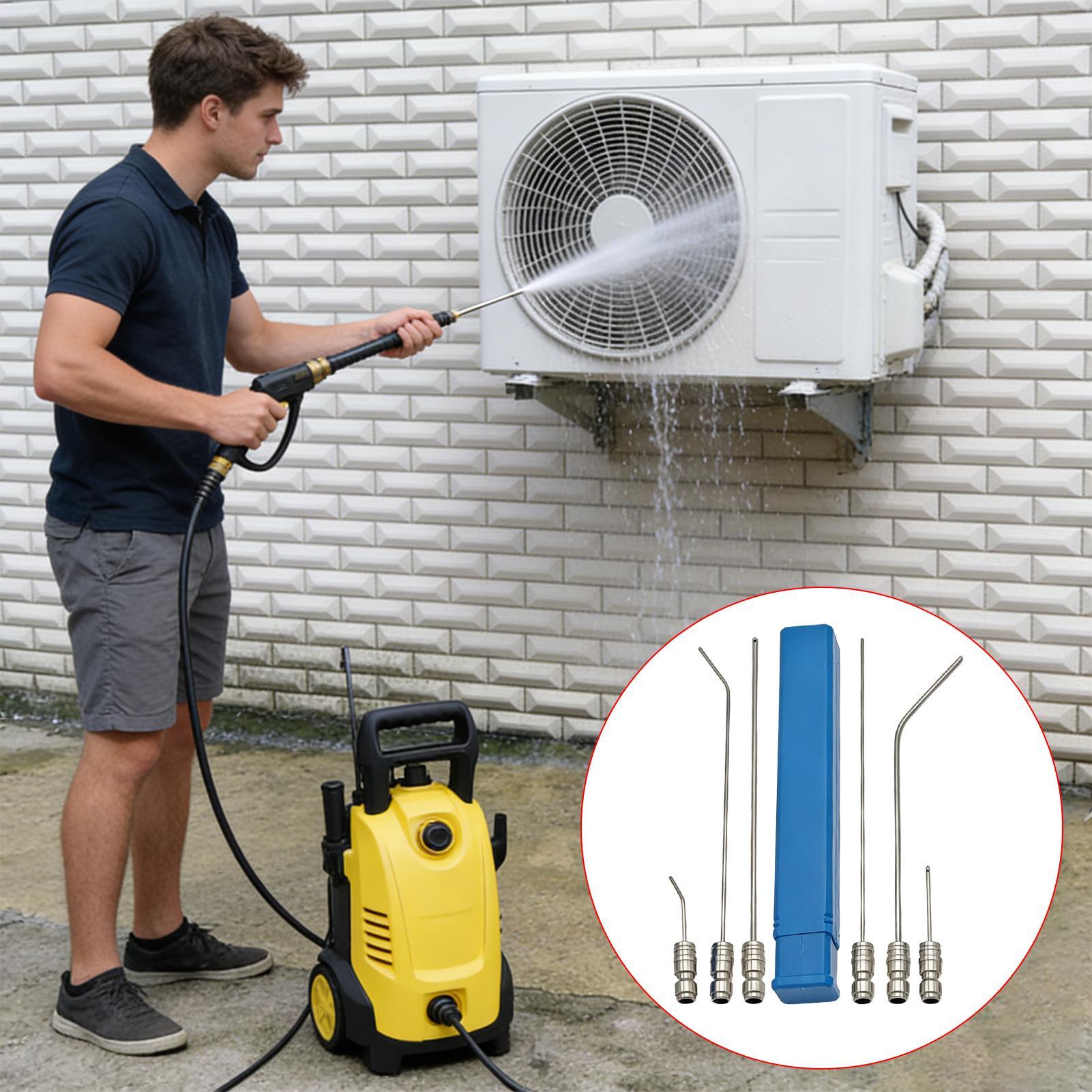 6pcs Pressure Washer Nozzle Ki - Nozzle Cleaning Kit บทวิจารณ์และราคา
