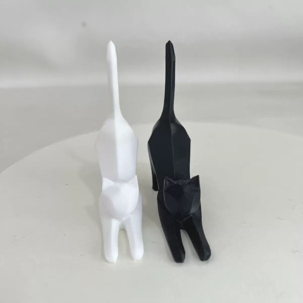 Mini Kitten Ring Storage Rack  - 3D Print Isopropyl Alcohol บทวิจารณ์และราคา