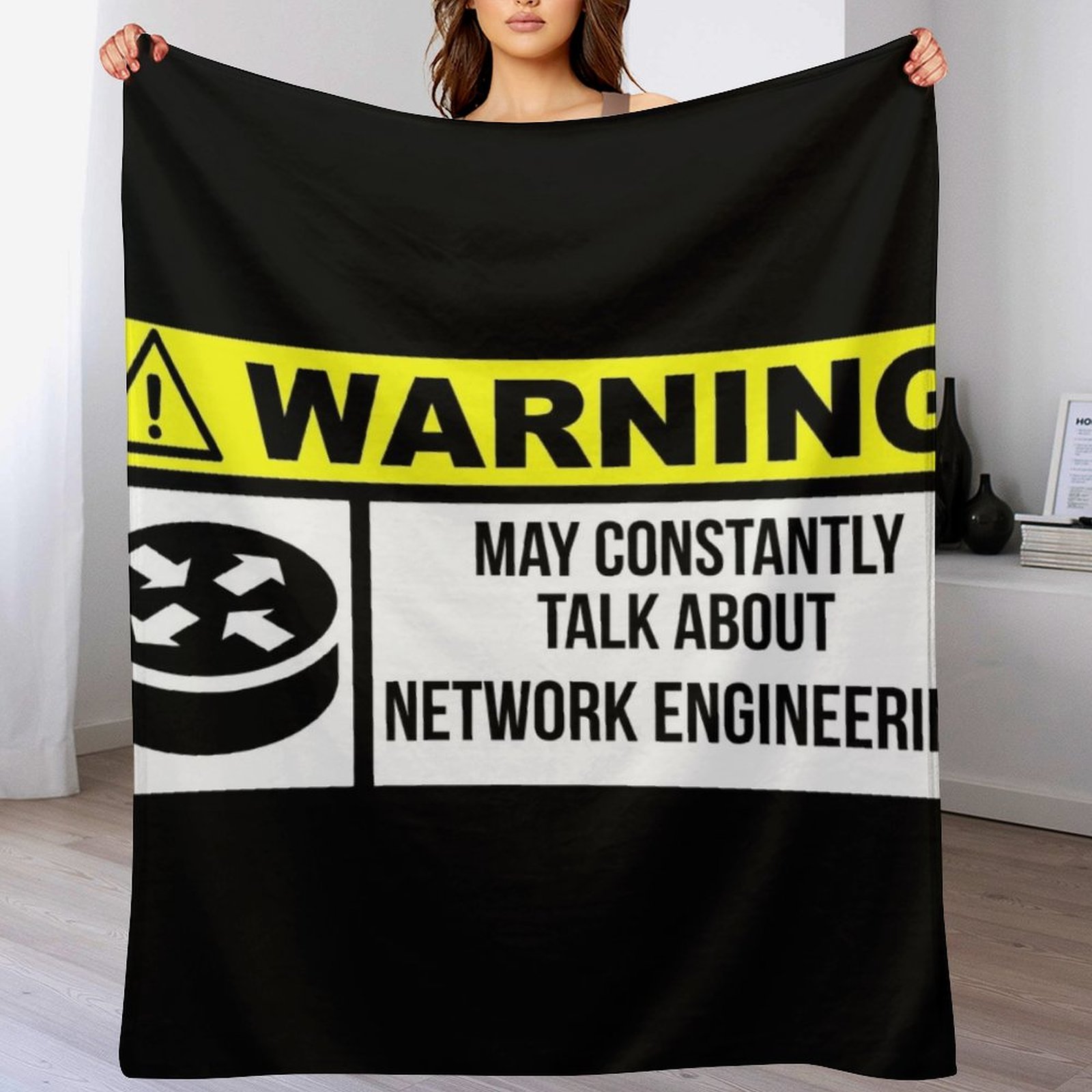 Network engineer Throw Blanket - 3D Printing Engineer บทวิจารณ์และราคา
