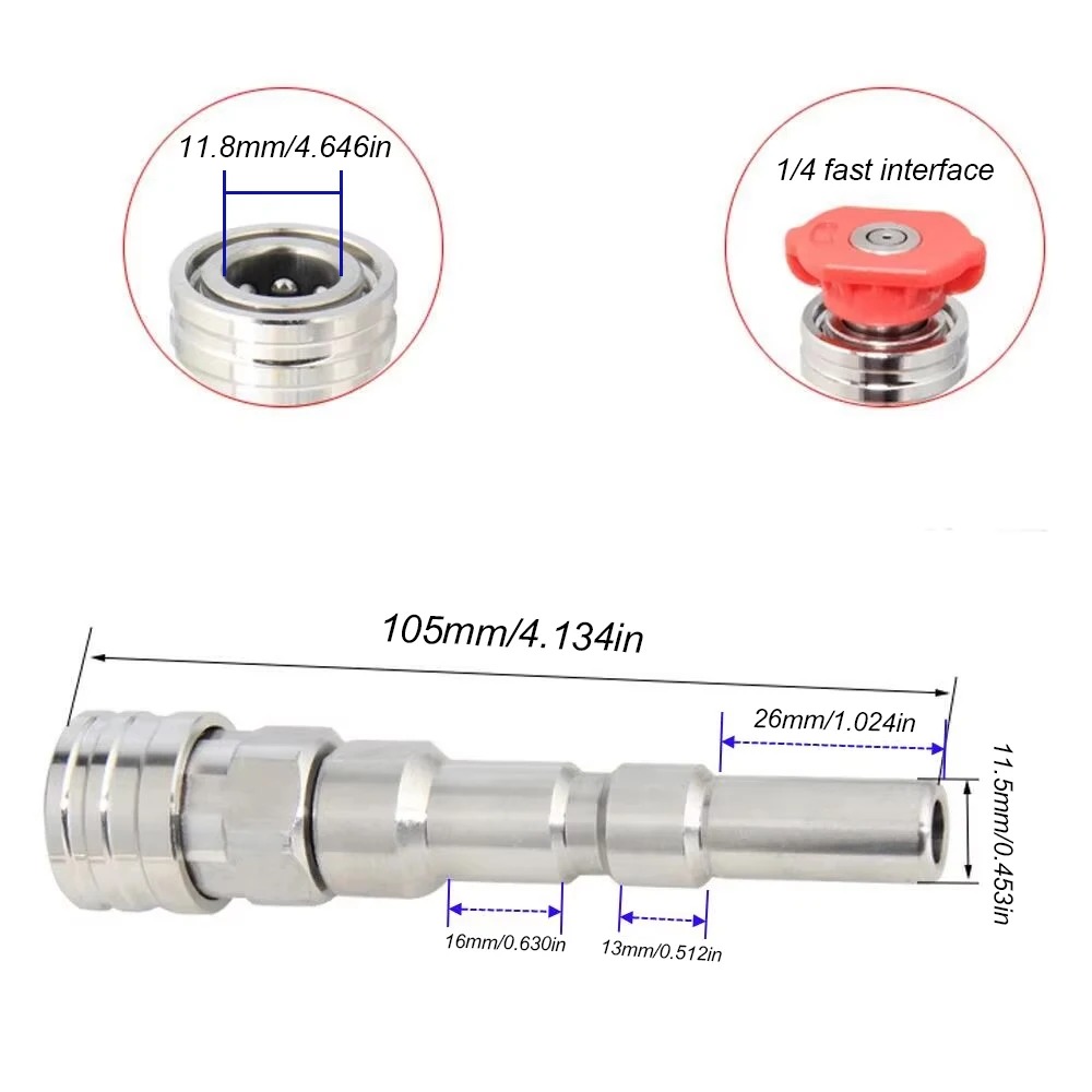 5Pcs Color High Pressure Nozzl - Nozzle Cleaning Kit บทวิจารณ์และราคา