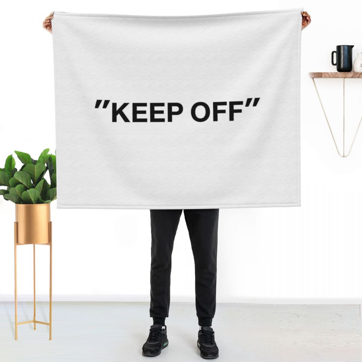 KEEP OFF Quotation Throw Blank - 3D Printing Quotation บทวิจารณ์และราคา