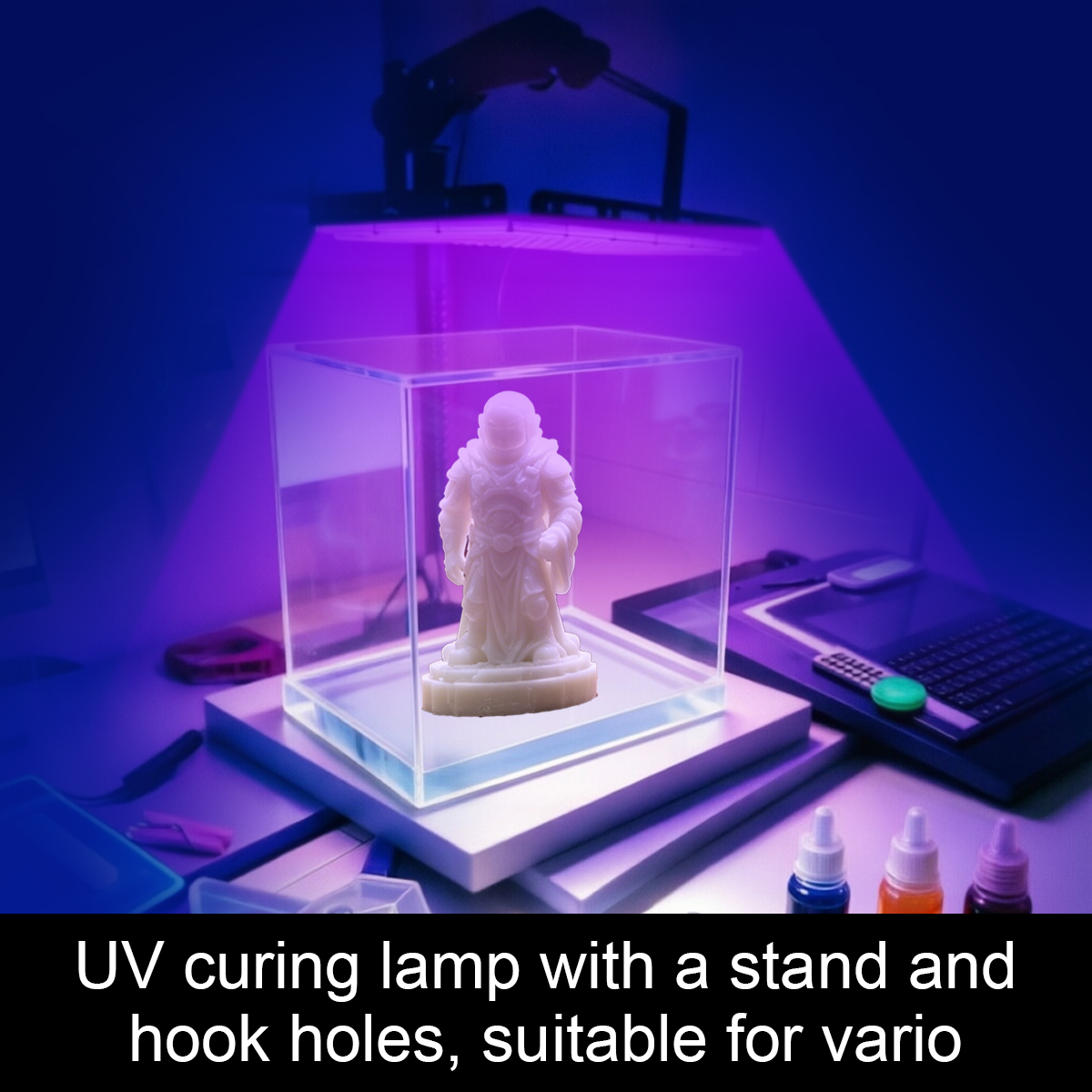 UV Resin Curing Light , 395nm  - 3D Print Isopropyl Alcohol บทวิจารณ์และราคา