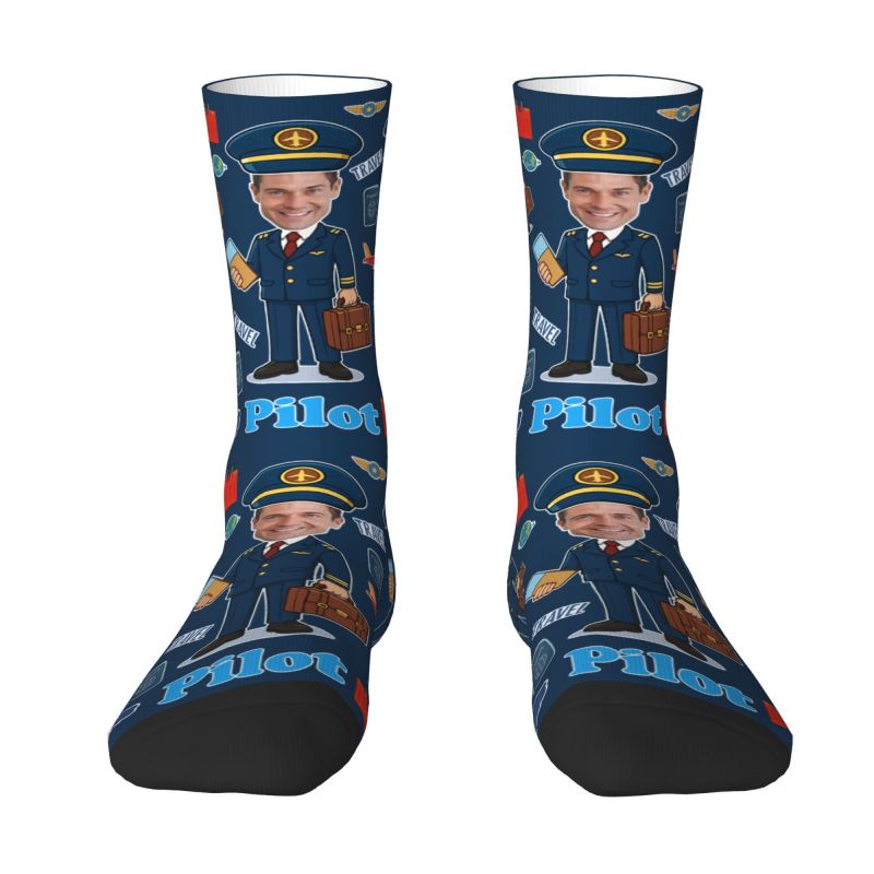 Novelty Men's Funny Pilot Cust - 3D Printing Designing บทวิจารณ์และราคา