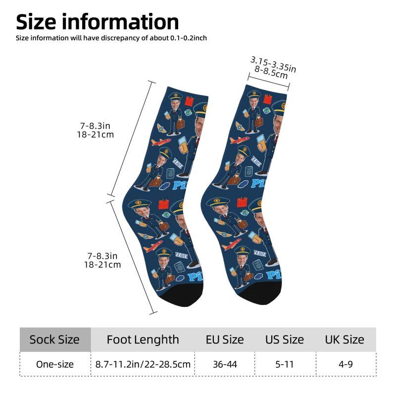 Novelty Men's Funny Pilot Cust - 3D Printing Designing บทวิจารณ์และราคา