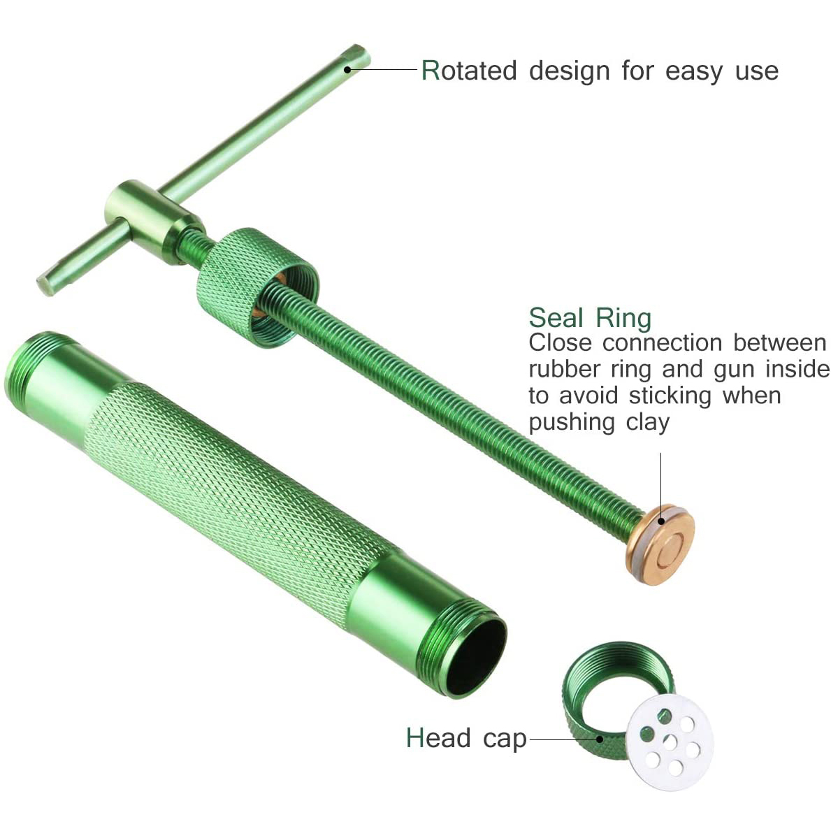 Clay Gun Extruder with 20 Uniq - 3D Printing Clay บทวิจารณ์และราคา