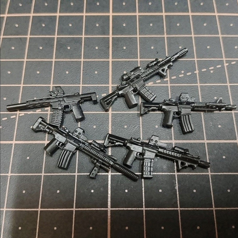 Military Soldiers Figures Gun  - 3D Printing Lego Bricks บทวิจารณ์และราคา