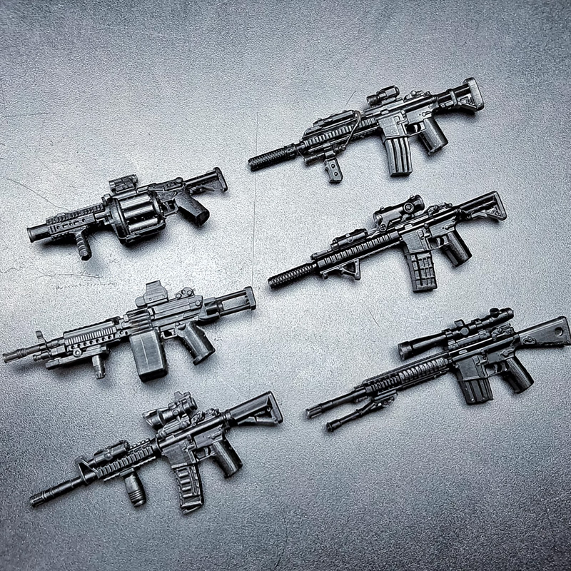 Military Soldiers Figures Gun  - 3D Printing Lego Bricks บทวิจารณ์และราคา