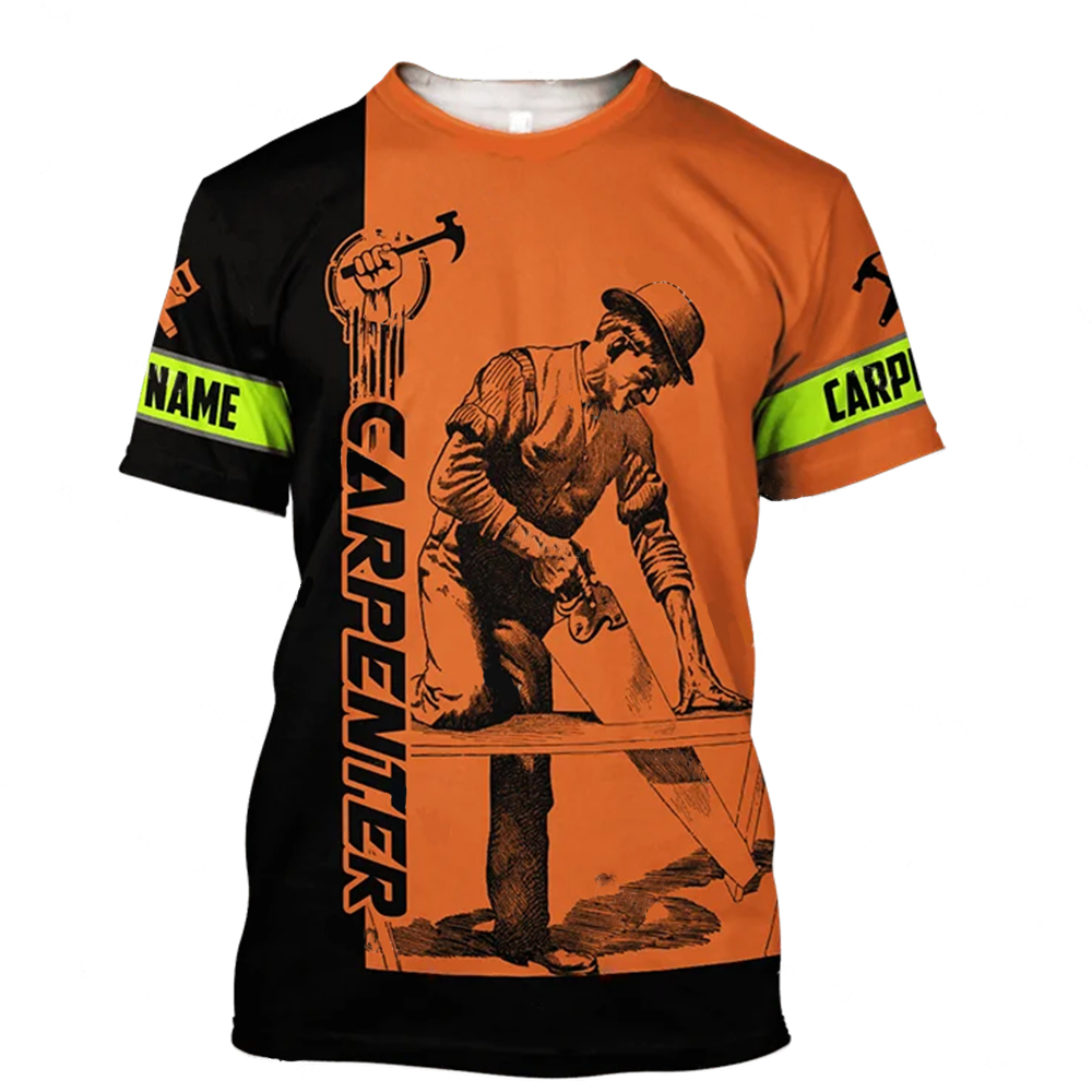 Carpenter 3D Printed Men's T-s - 3D Printing Engineer บทวิจารณ์และราคา