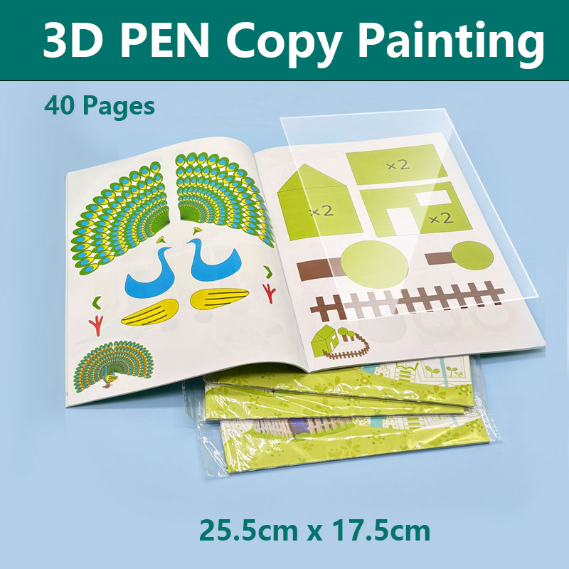 3D Pen Drawing Book with Graph - 3D Printing Templates Free บทวิจารณ์และราคา