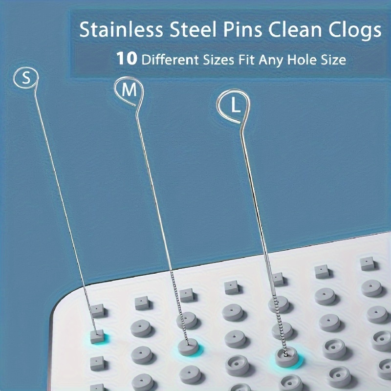 10Pcs Stainless Steel Shower H - Nozzle Cleaning Kit บทวิจารณ์และราคา