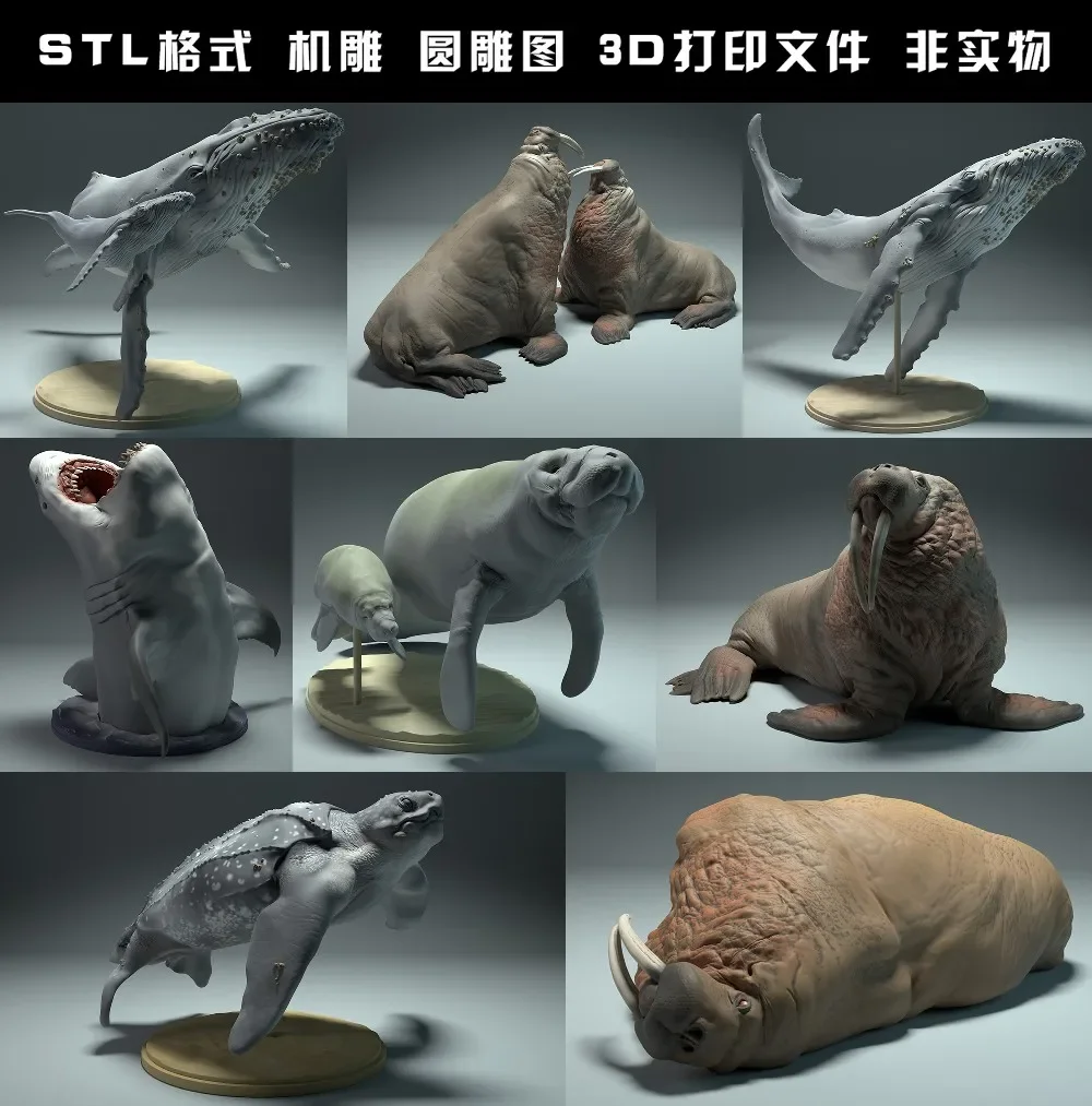 animals, polar bear, takin, wo - 3D Printing File Free บทวิจารณ์และราคา