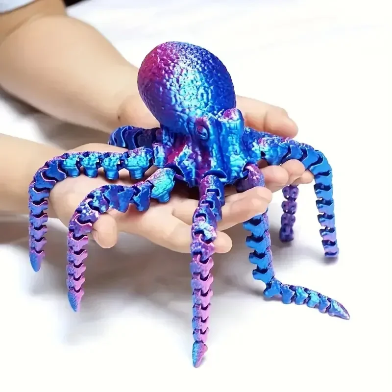 New 19CM 3D Printed Octopus Fi - 3D Printing Joint บทวิจารณ์และราคา