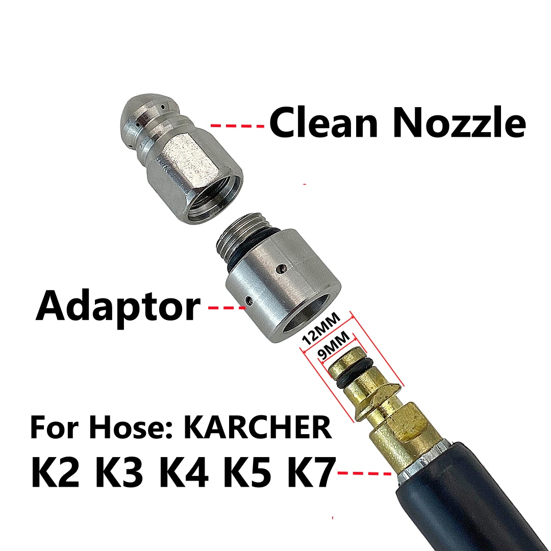 High Pressure Washer Hose Drai - Nozzle Cleaning Kit บทวิจารณ์และราคา