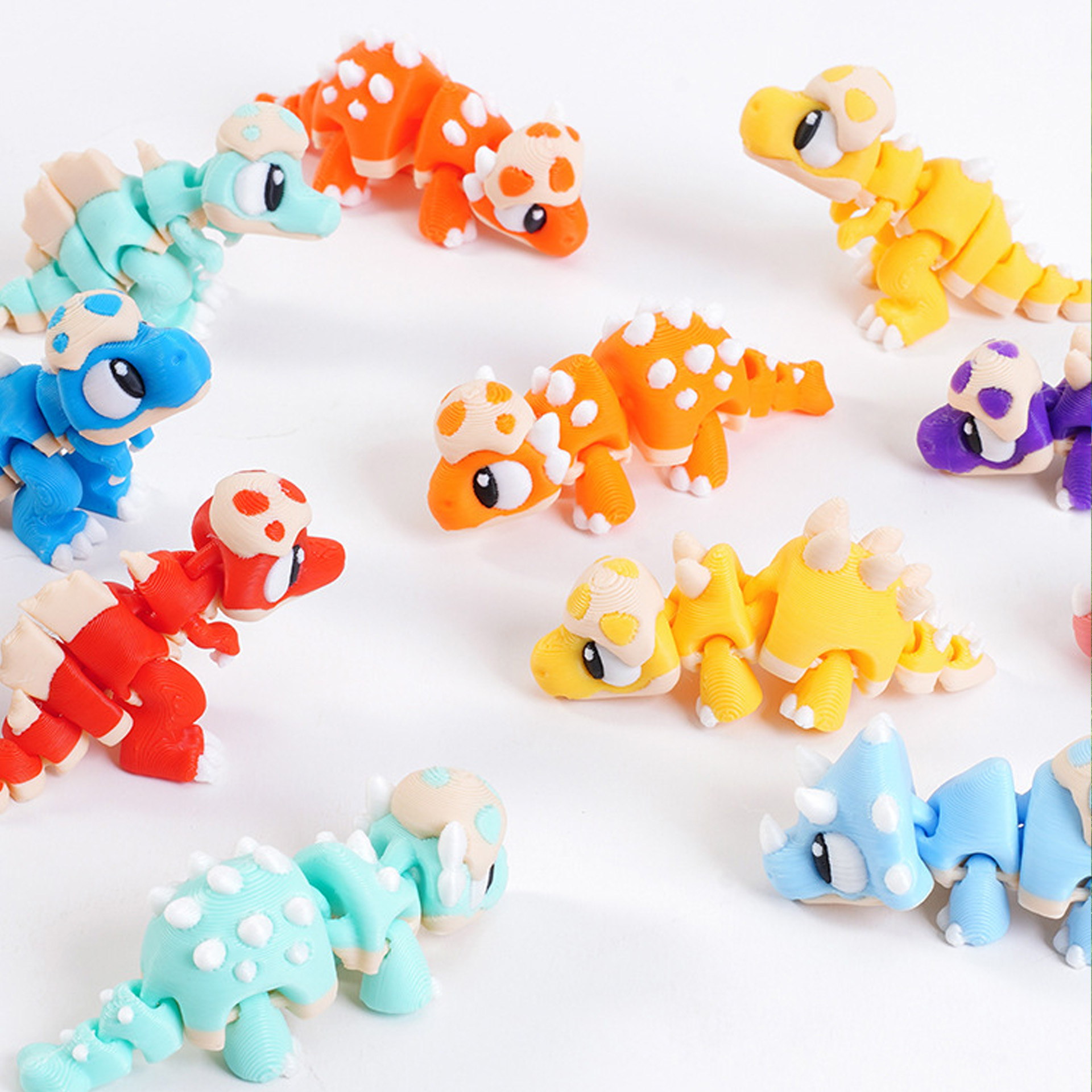Set 3D Printed Mini Dinosaur T - 3D Printing Joint บทวิจารณ์และราคา