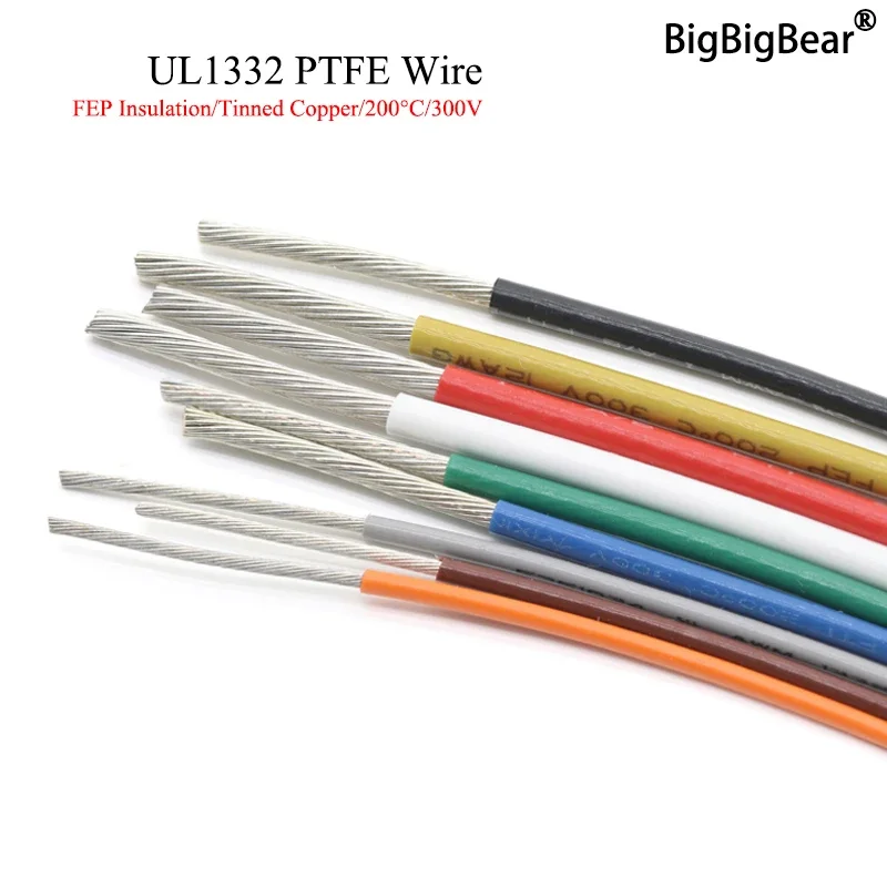1M/5M UL1332 PTFE Wire 30/28/2 - 3D Printer Cable Chain บทวิจารณ์และราคา