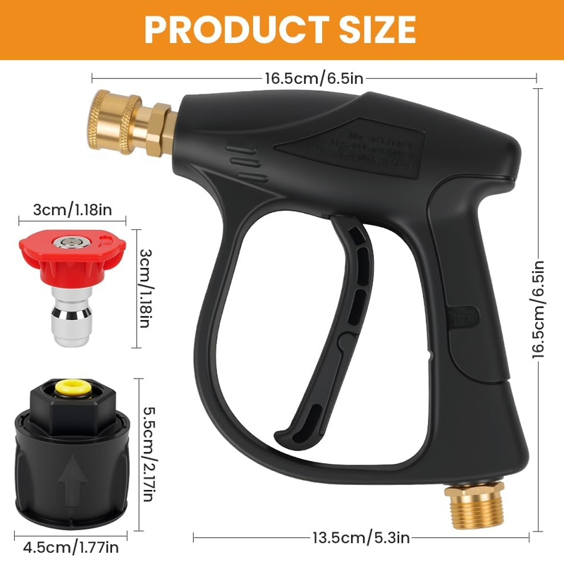 High Pressure Washer Gun with  - Nozzle Cleaning Kit บทวิจารณ์และราคา