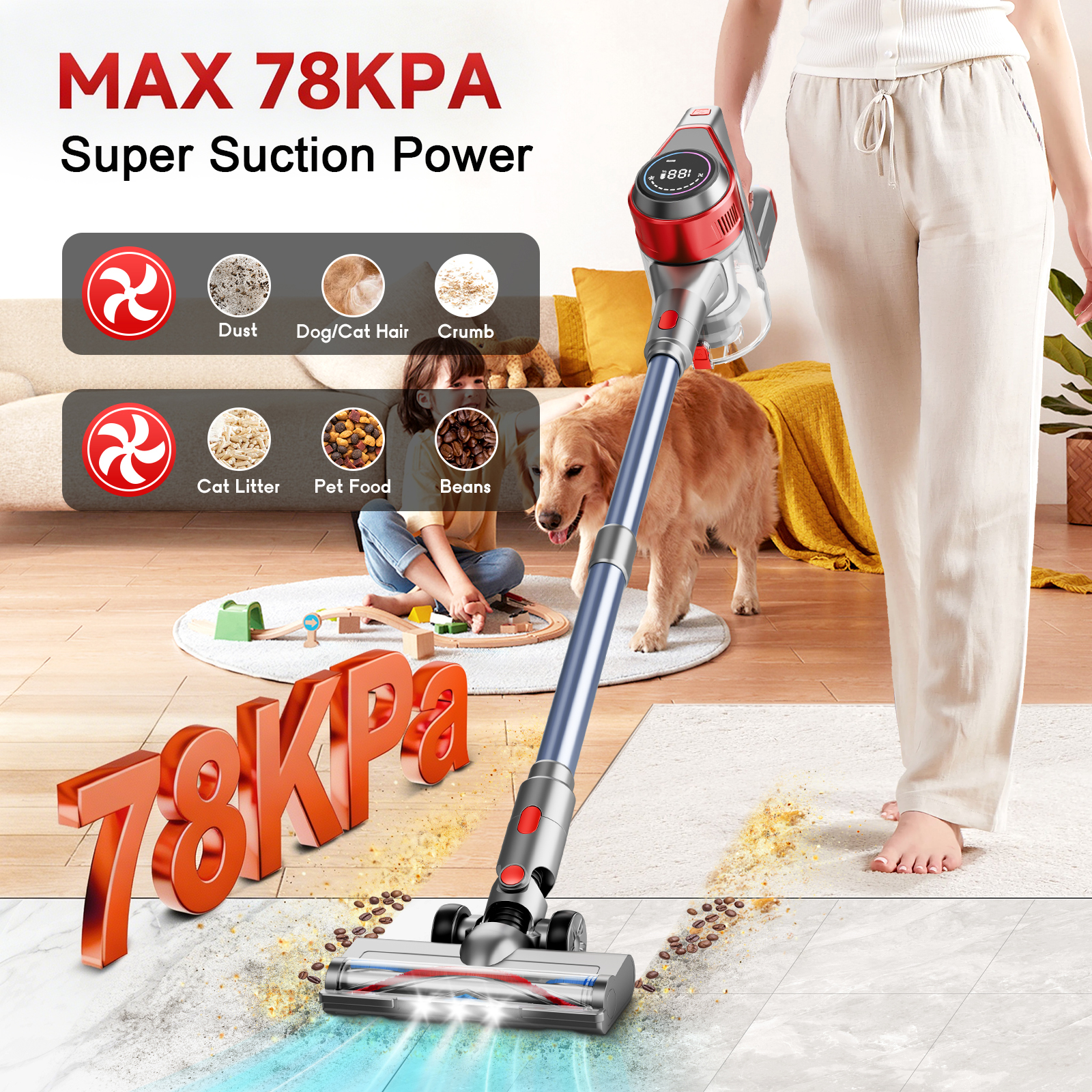 Honki Cordless Vacuum Cleaner  - Nozzle Cleaning Kit บทวิจารณ์และราคา