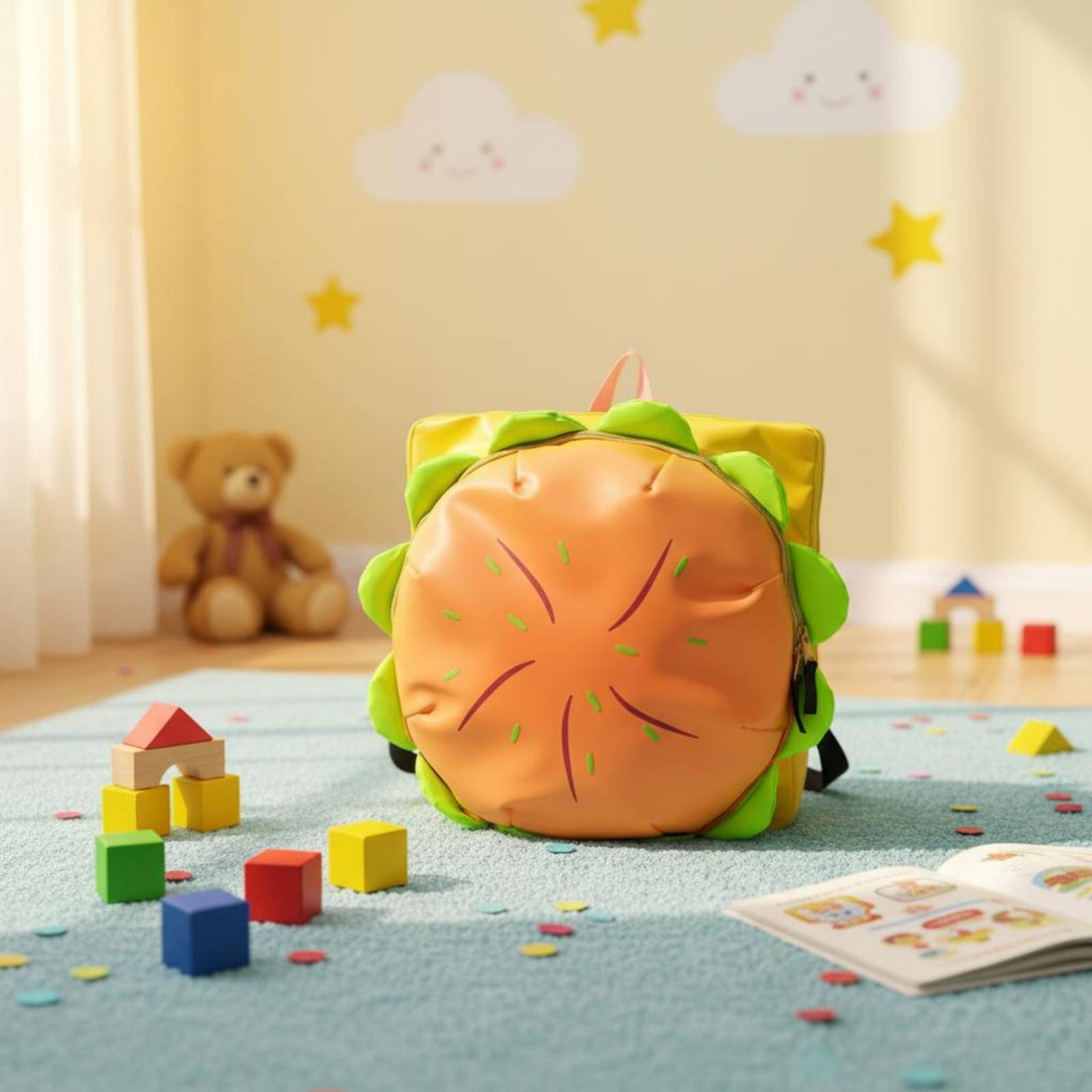 Hamburger Backpack Cute Cartoo - 3D Printing Designing บทวิจารณ์และราคา