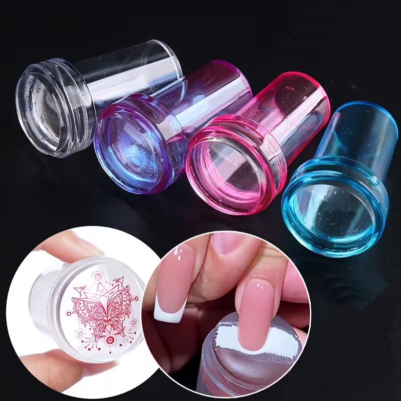 Blue Nail Art Stamper Silicone - 3D Printing Templates Free บทวิจารณ์และราคา