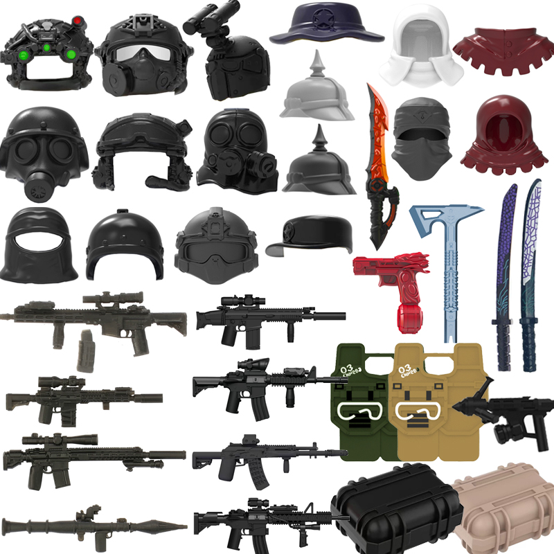 Military Figure Accessory Buil - 3D Printing Lego Bricks บทวิจารณ์และราคา