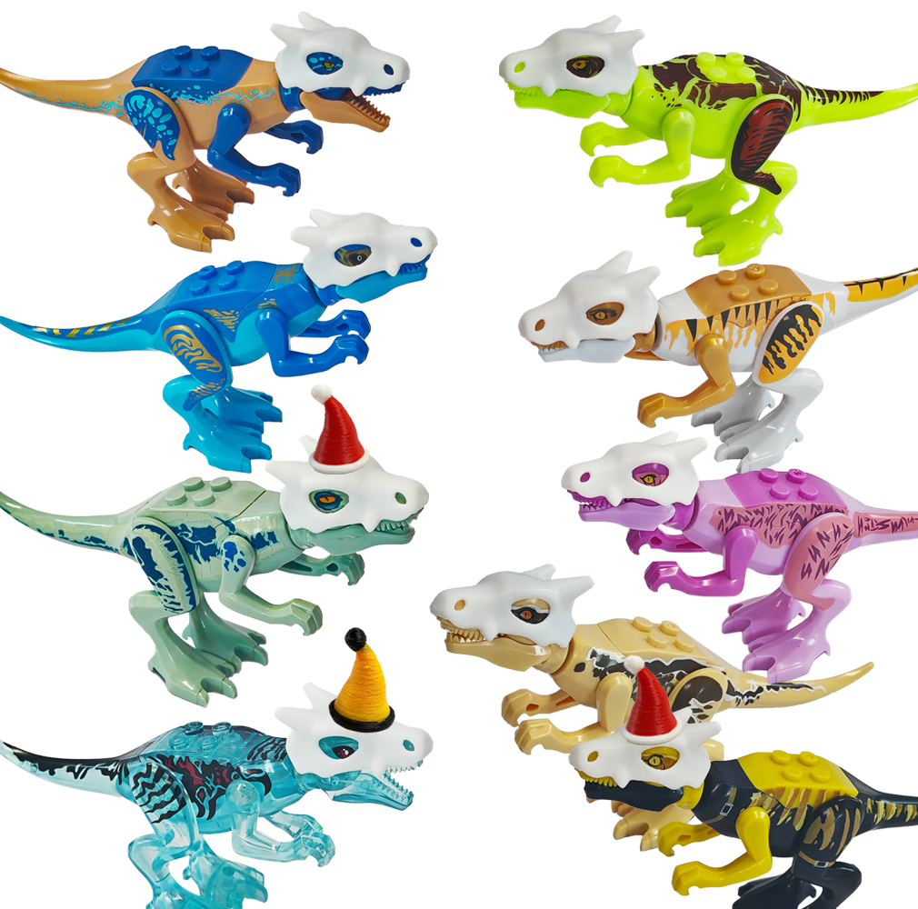 Jurassic Dinosaurs Skull Mask  - 3D Printing Lego Bricks บทวิจารณ์และราคา