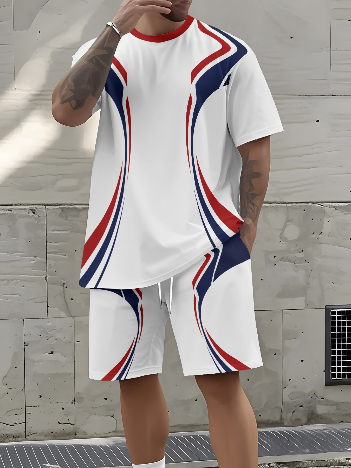 2026 Summer New Men's Short-Sl - 3D Printing Designing บทวิจารณ์และราคา